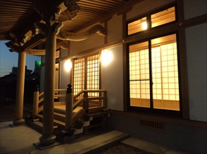 遍照寺様本堂（屋根造り）